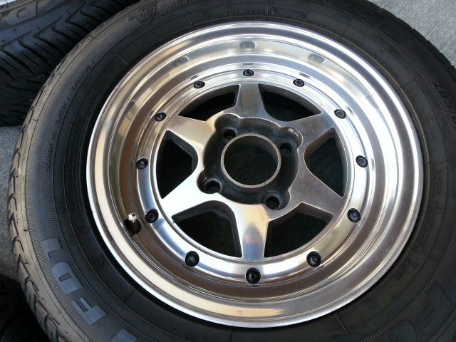 FS: Gotti imitation wheels 4X114 14X6 new tires - Datsun ...